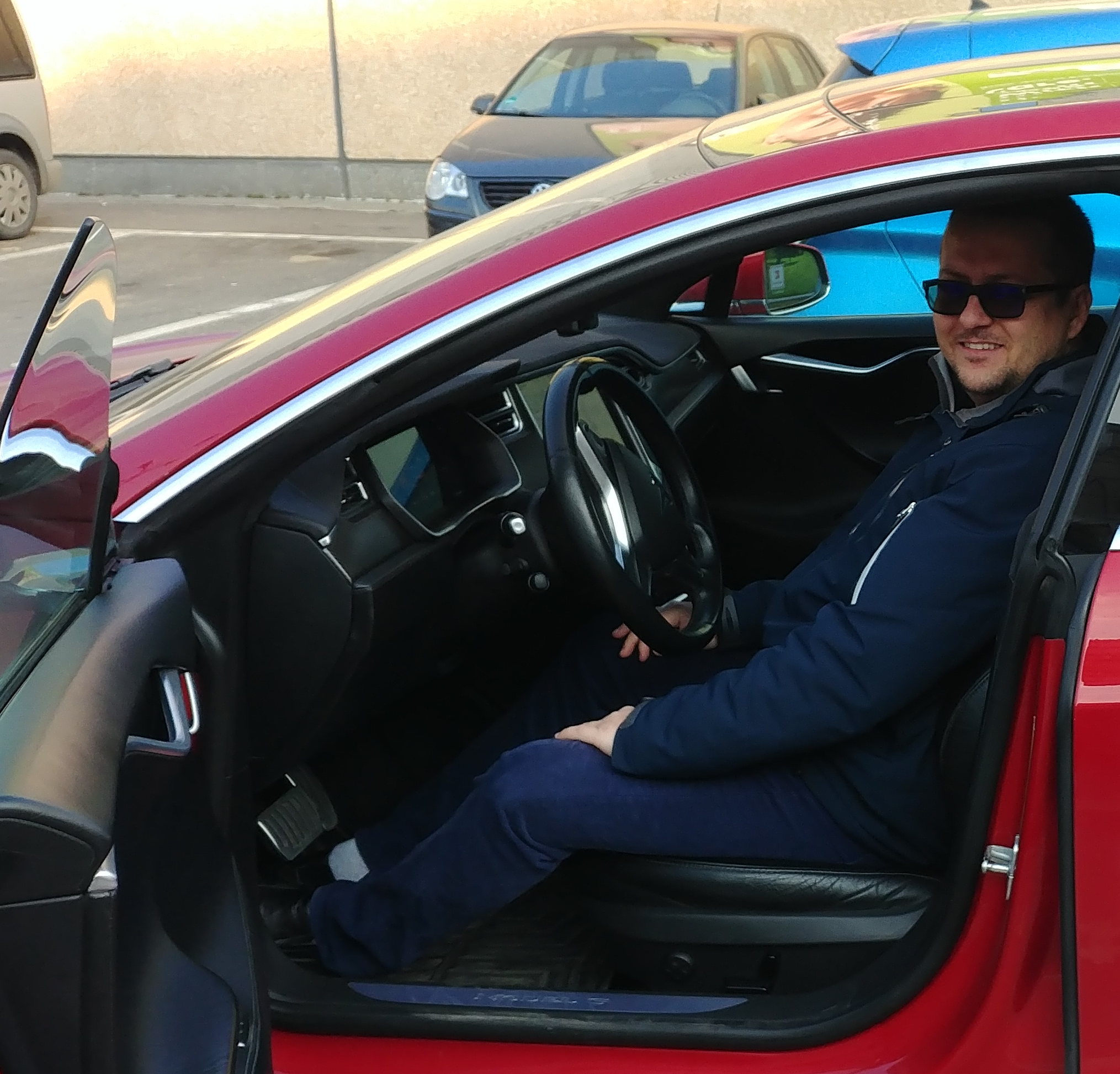 My first time in a Tesla Model S